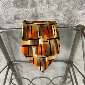 J. Garcia LT. ED.  Men’s Silk Luxury Tie Collection 40 Squirrel Maze Brn. & Gold
